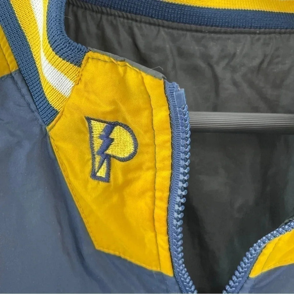 Vintage Pro Player Indiana Pacers Reversible Windbreaker Men's Size M 9594 - Picture 6 of 16